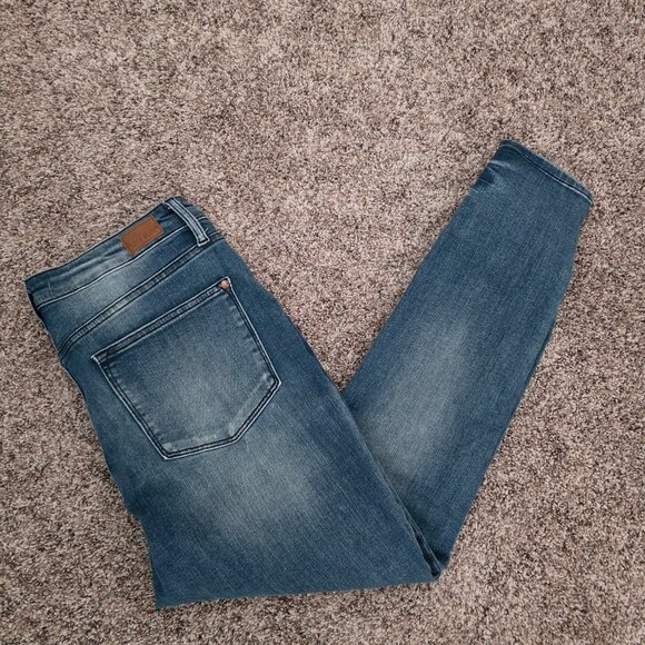 Judy Blue Jeans Women 15/32 Blue Skinny Fit Mid Rise - Picture 2 of 5